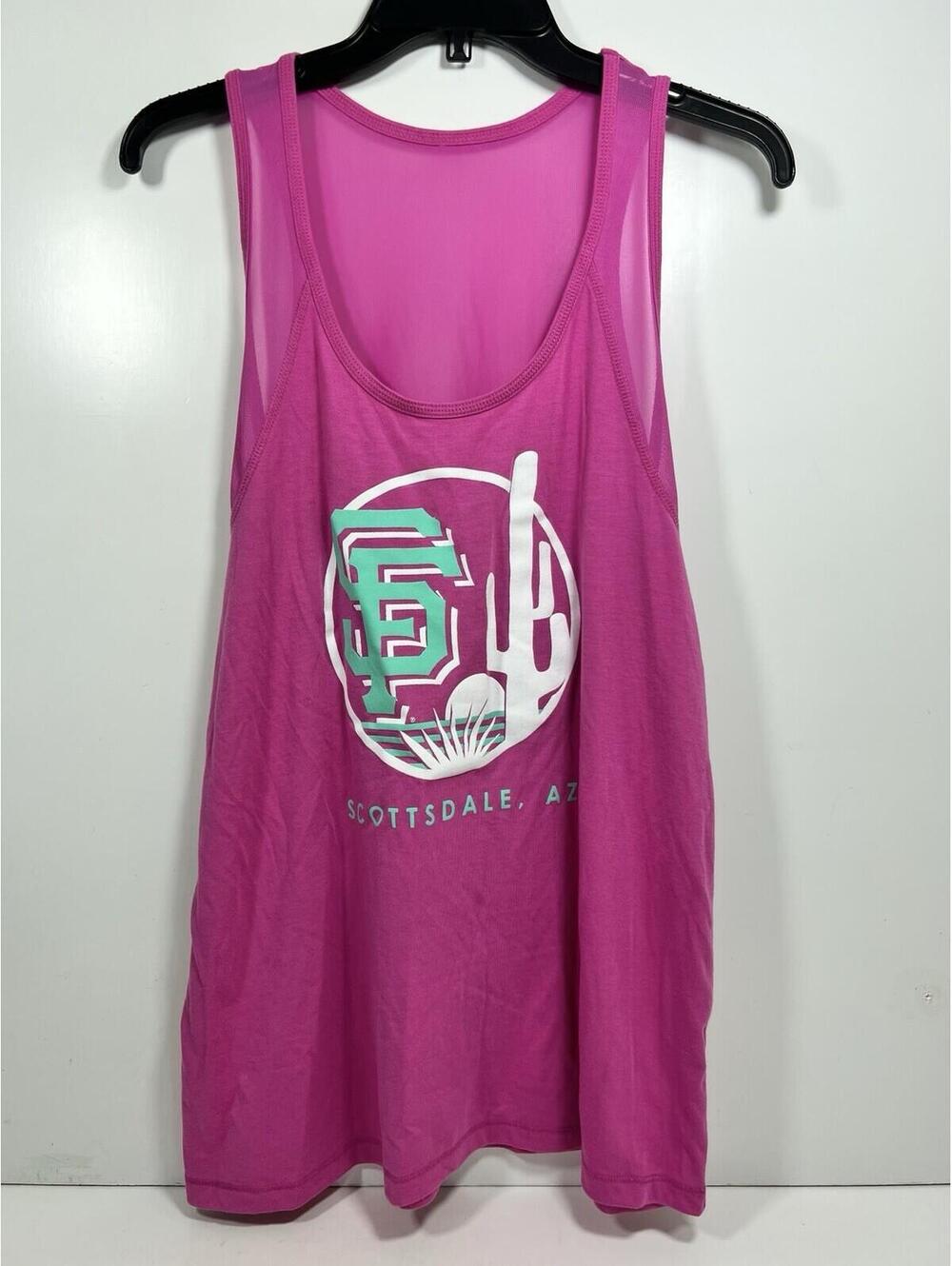 San Fransisco Giants New Era Spring Training Scottsdale AZ Tank Pink Sz XL Women